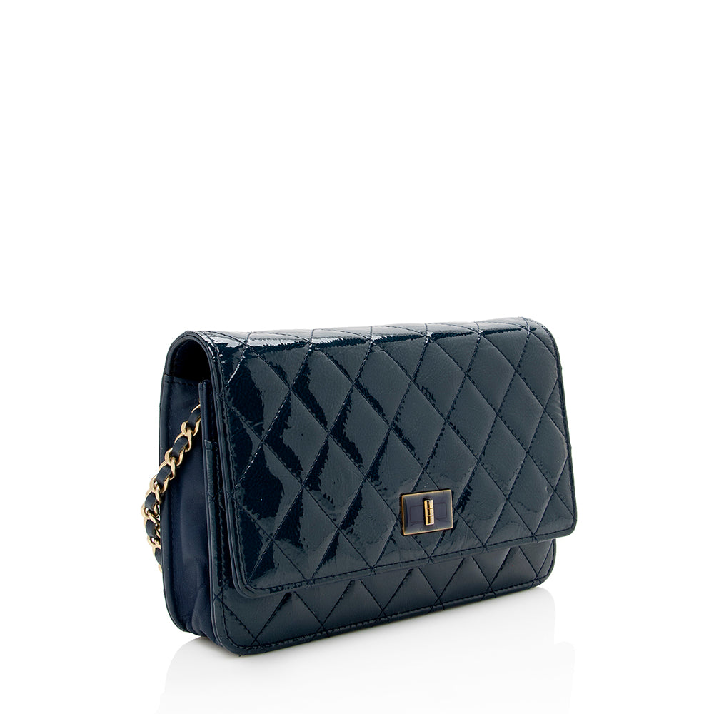 Luxury Chanel Patent Leather 2.55 Reissue Wallet on Chain Bag (SHF-15920)