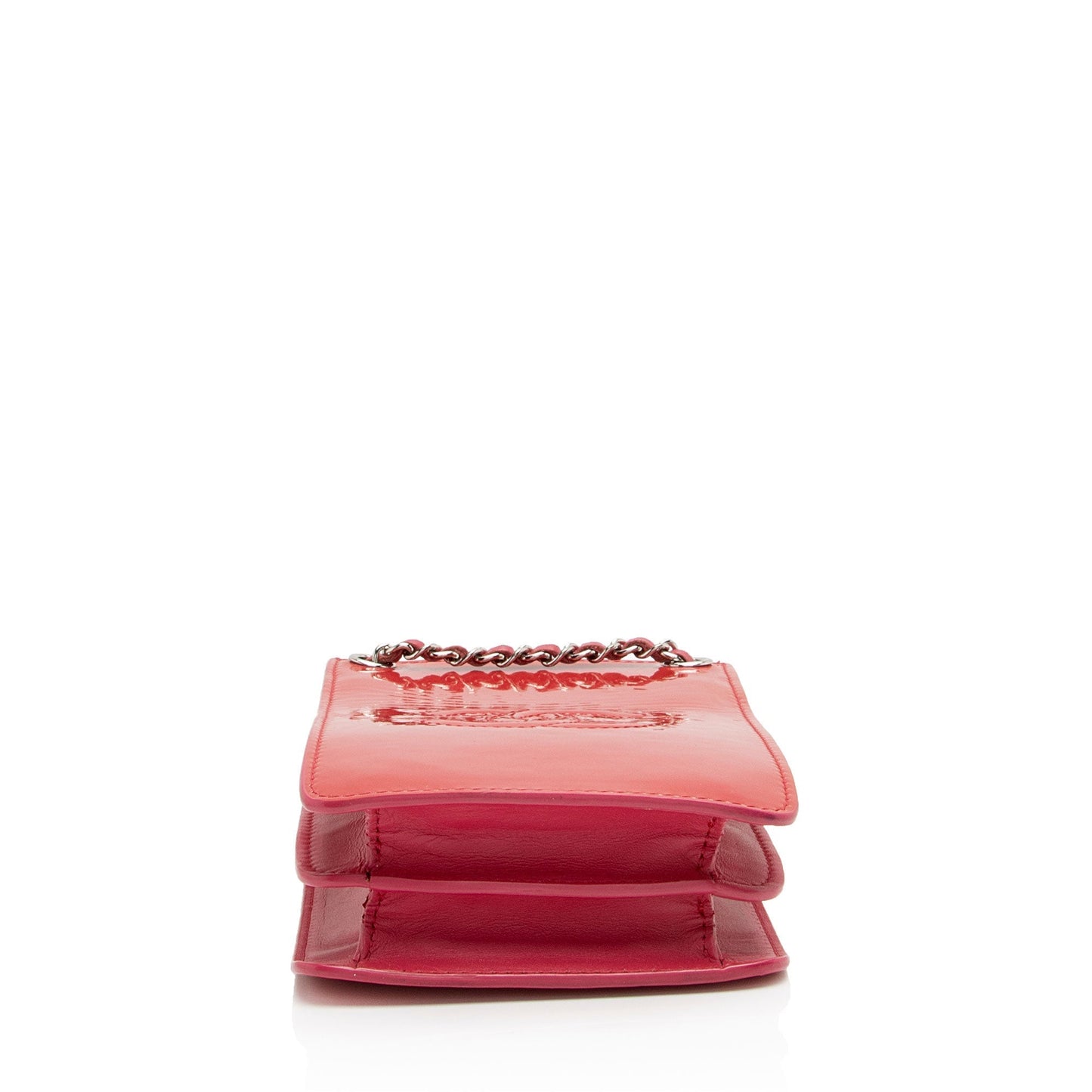Luxury Chanel Patent Leather CC Phone Holder Crossbody (SHF-8mTe1i)