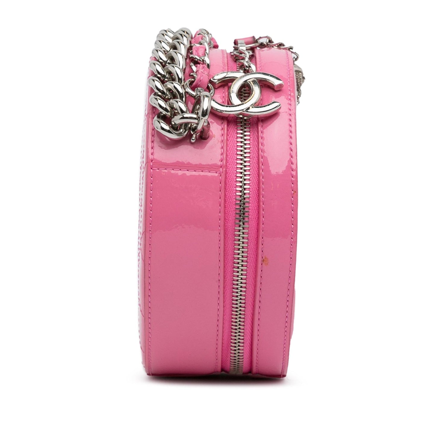 Luxury Chanel Patent Round As Earth Crossbody Bag (SHG-HX6iVO)