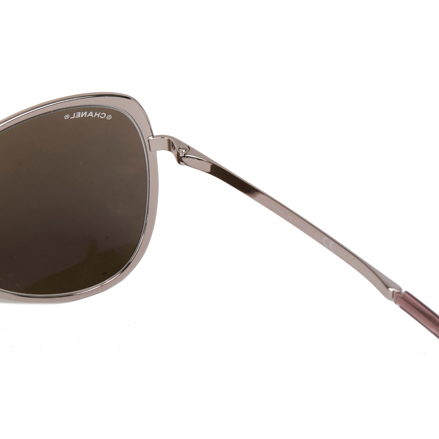 Chanel Pink Mirrored Pilot Sunglasses