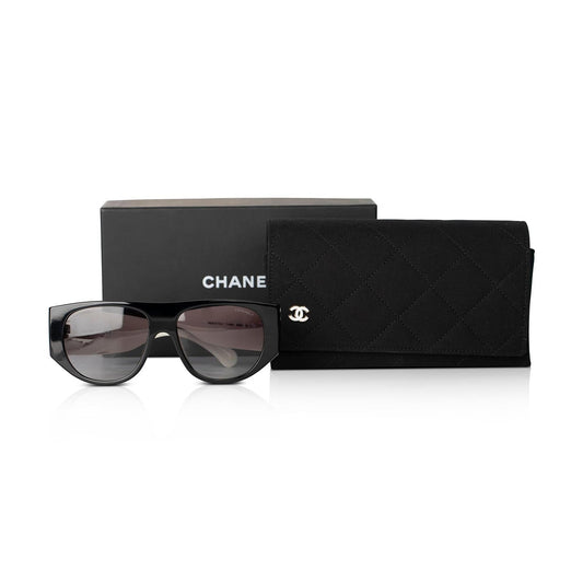 Chanel Quilted CC Pilot Sunglasses