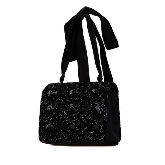 Chanel Satin Sequin Camellia Crossbody
