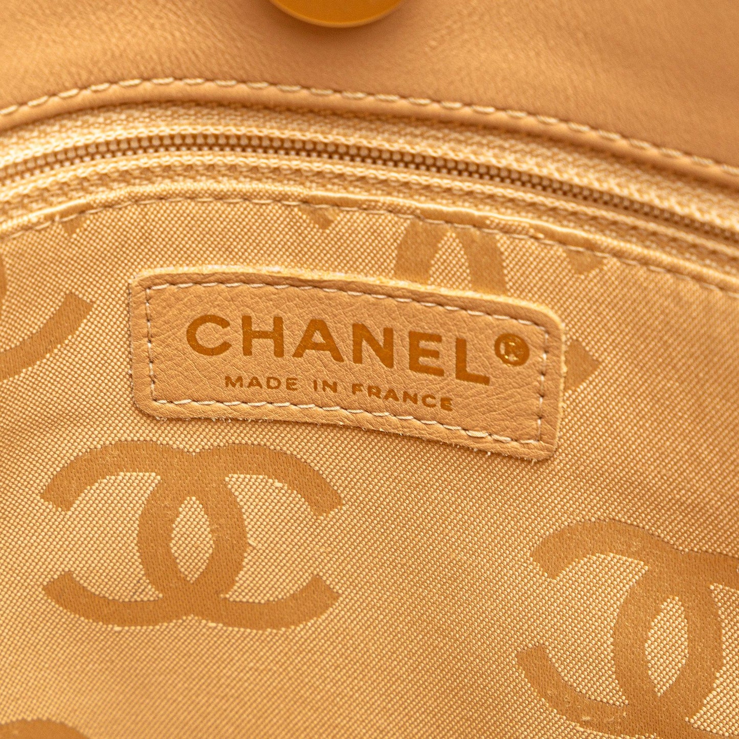 Chanel Small CC Calfskin Wild Stitch Tote