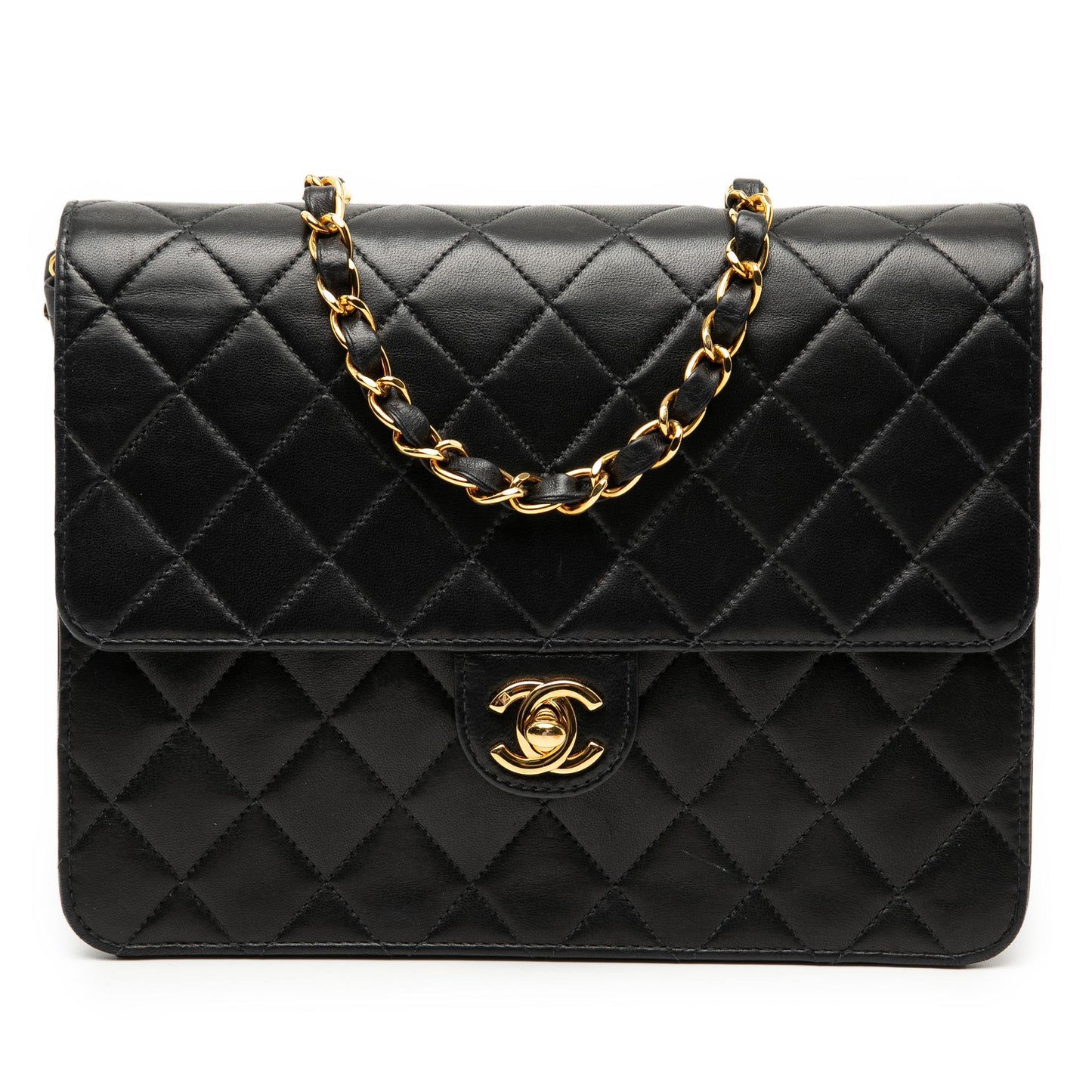 Chanel Small CC Quilted Lambskin Single Flap