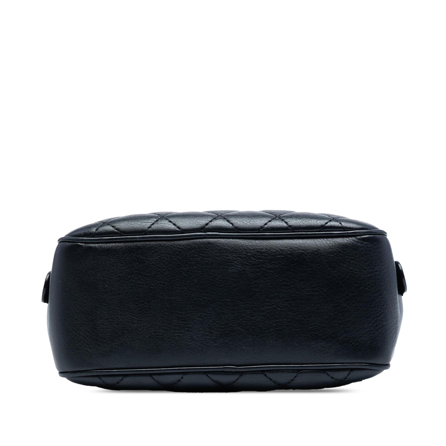 Chanel Small CC Quilted Lambskin Top Handle Vanity Case with Chain