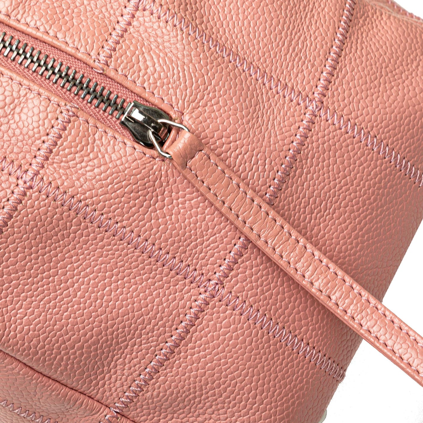 Chanel Small Choco Bar Caviar Shoulder Bag