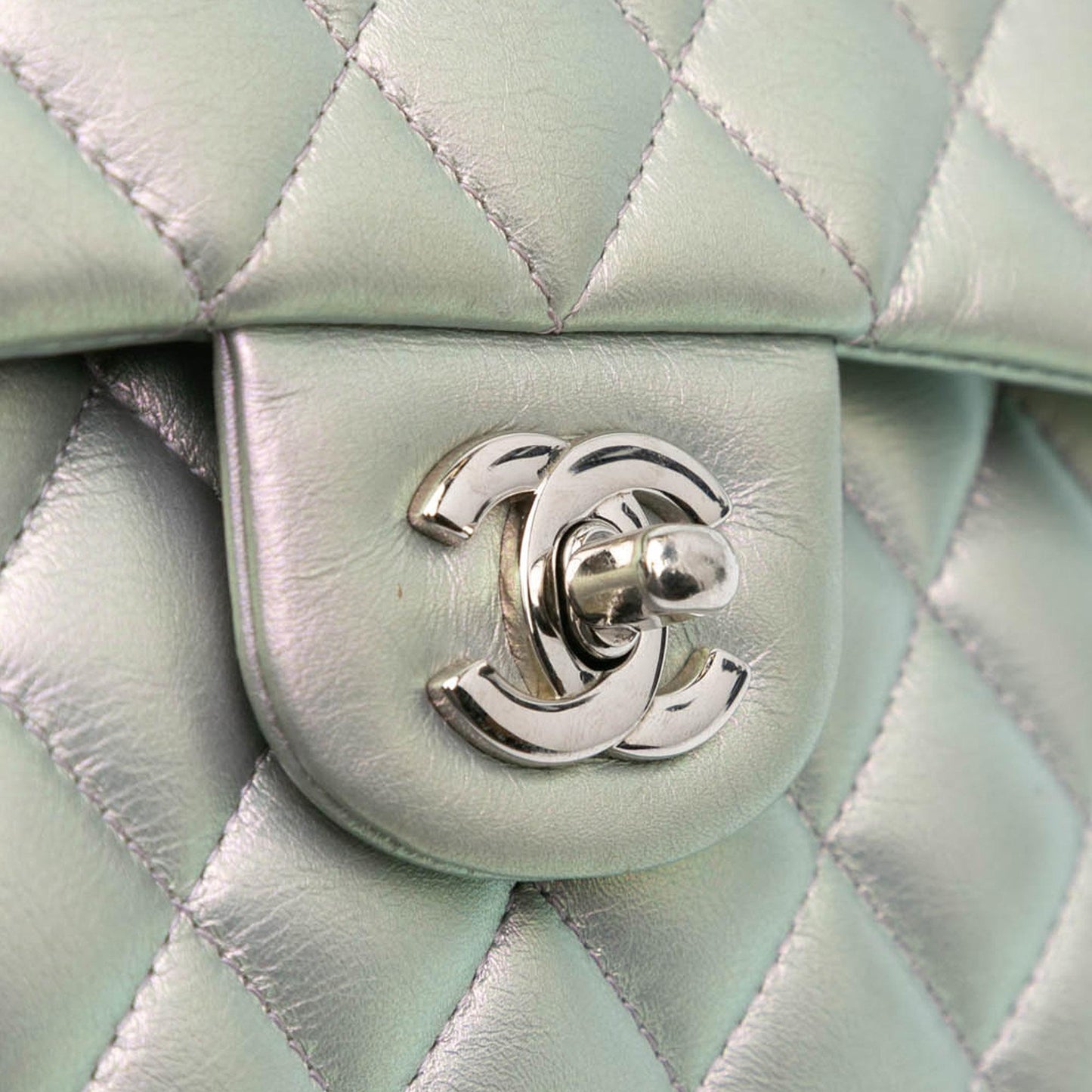 Chanel Small Classic Iridescent Lambskin Double Flap