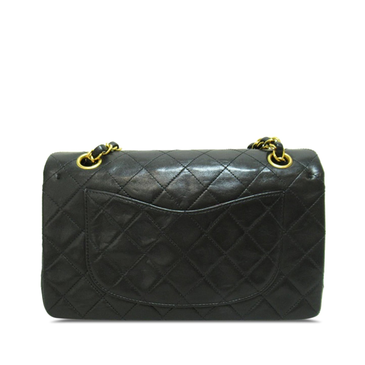 Chanel Small Classic Lambskin Double Flap (SHG-mjPAeK)