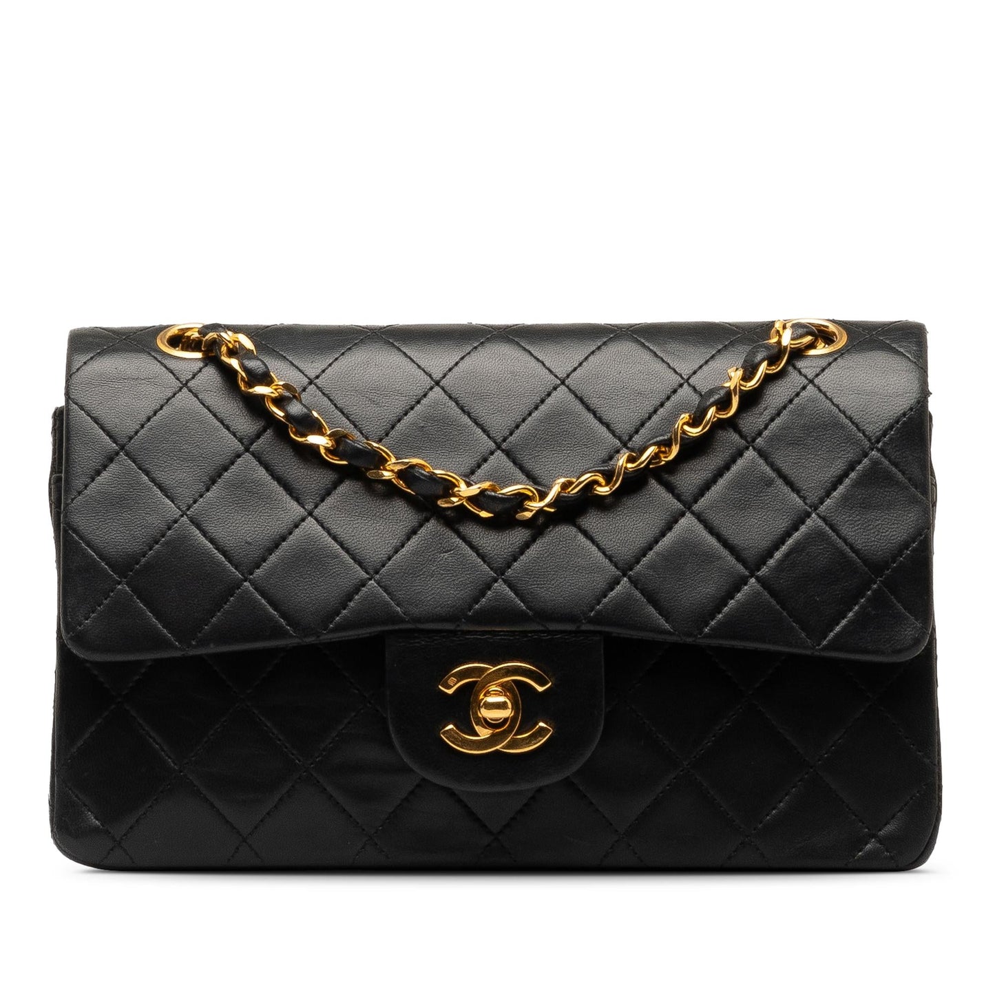 Chanel Small Classic Lambskin Double Flap (SHG-RTXYTz)