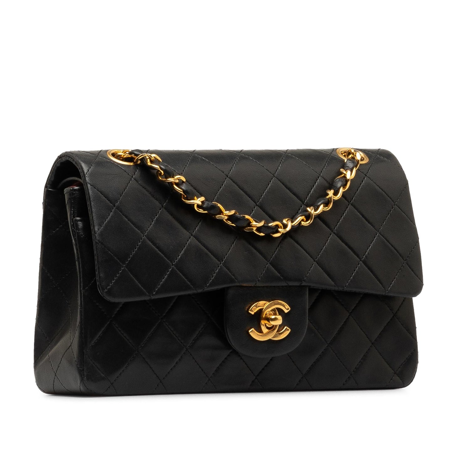 Chanel Small Classic Lambskin Double Flap (SHG-RTXYTz)