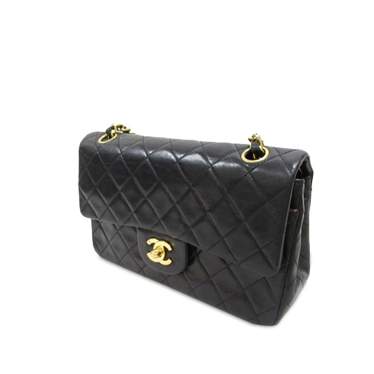 Chanel Small Classic Lambskin Double Flap (SHG-k39ucA)