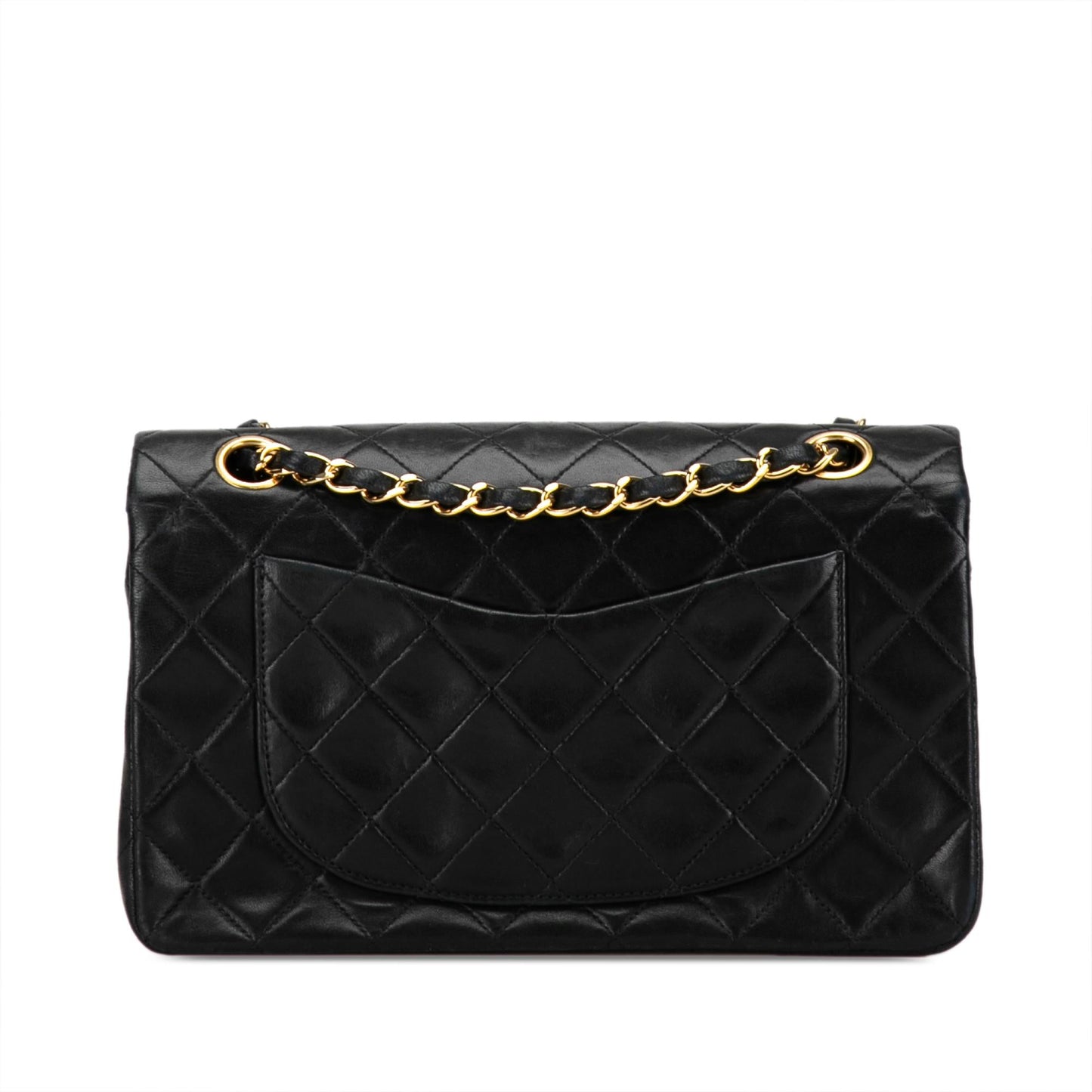 Chanel Small Classic Lambskin Double Flap (SHG-wzVZB4)
