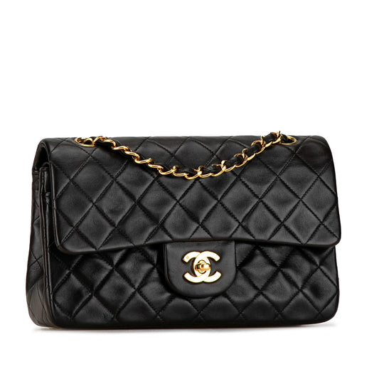 Chanel Small Classic Lambskin Double Flap (SHG-PD17B9)