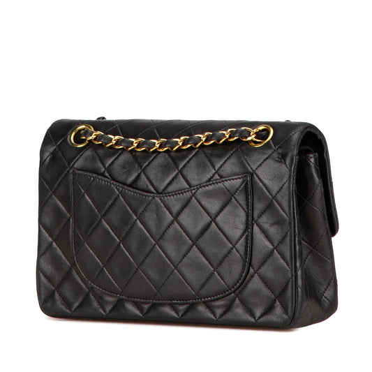 Chanel Small Classic Lambskin Double Flap (SHG-3kJqlg)