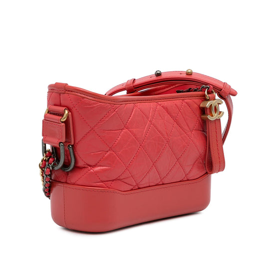Chanel Small Lambskin Gabrielle Crossbody Bag