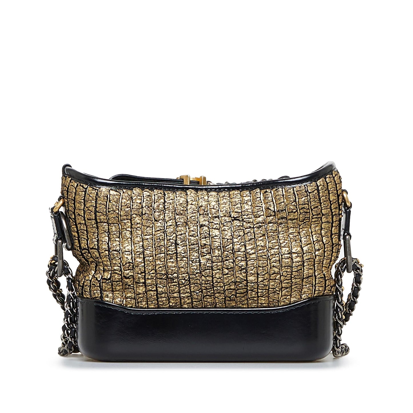 Chanel Small Painted Knit Gabrielle Crossbody Bag (SHG-o8pm25)