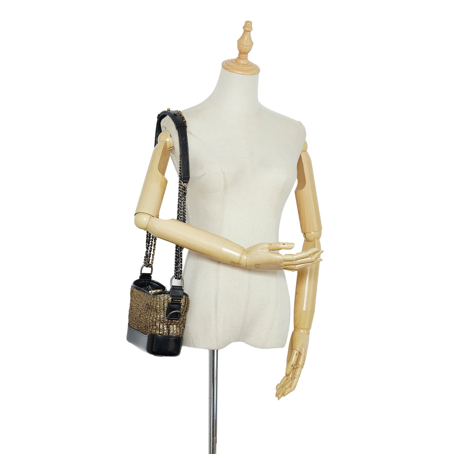 Chanel Small Painted Knit Gabrielle Crossbody Bag (SHG-o8pm25)