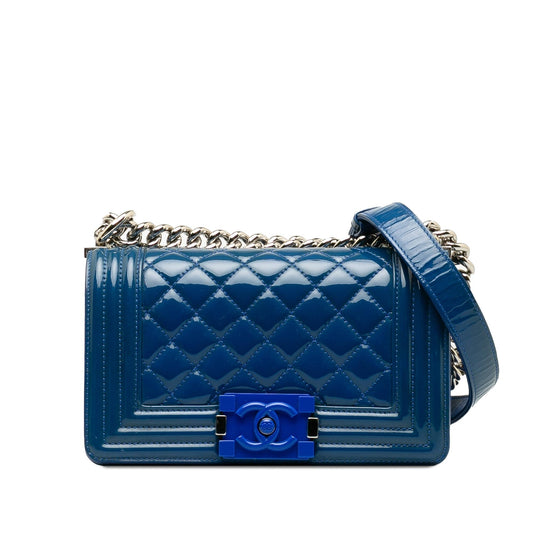 Luxury Chanel Small Patent Boy Plexiglass Crossbody Bag (SHG-ajsK1x)