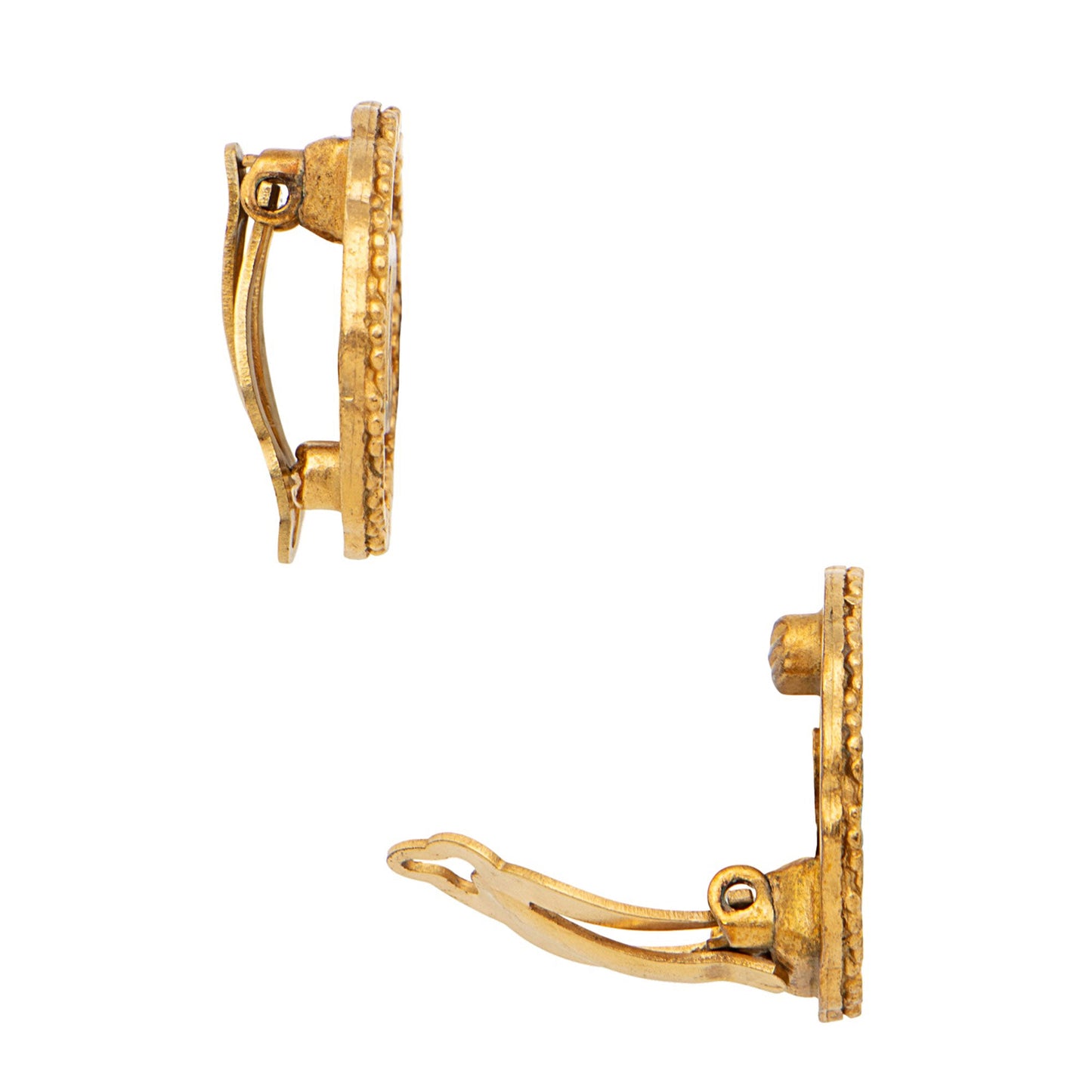 Chanel Vintage CC Clip On Earrings