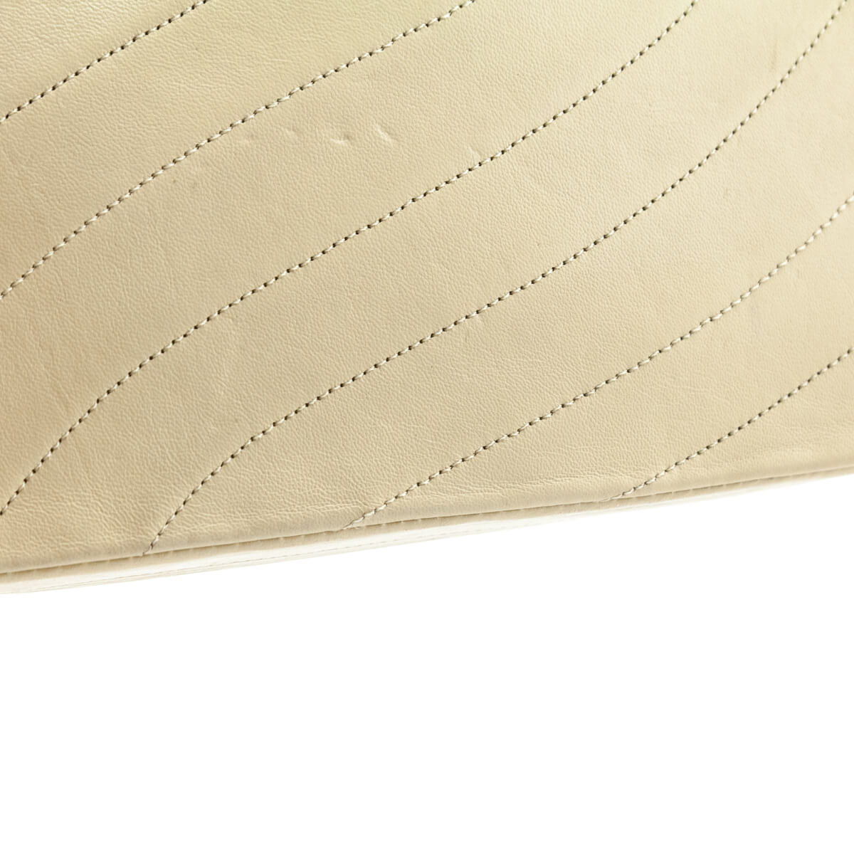 Chanel Beige Spiral Quilted Calfskin Vintage Mini Chain Bag