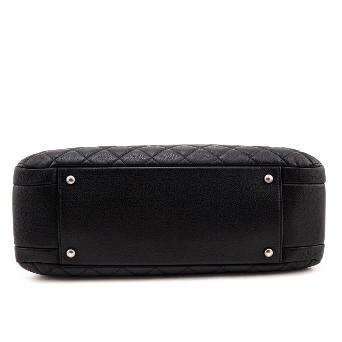 Chanel Black Caviar Quilted Large Tote