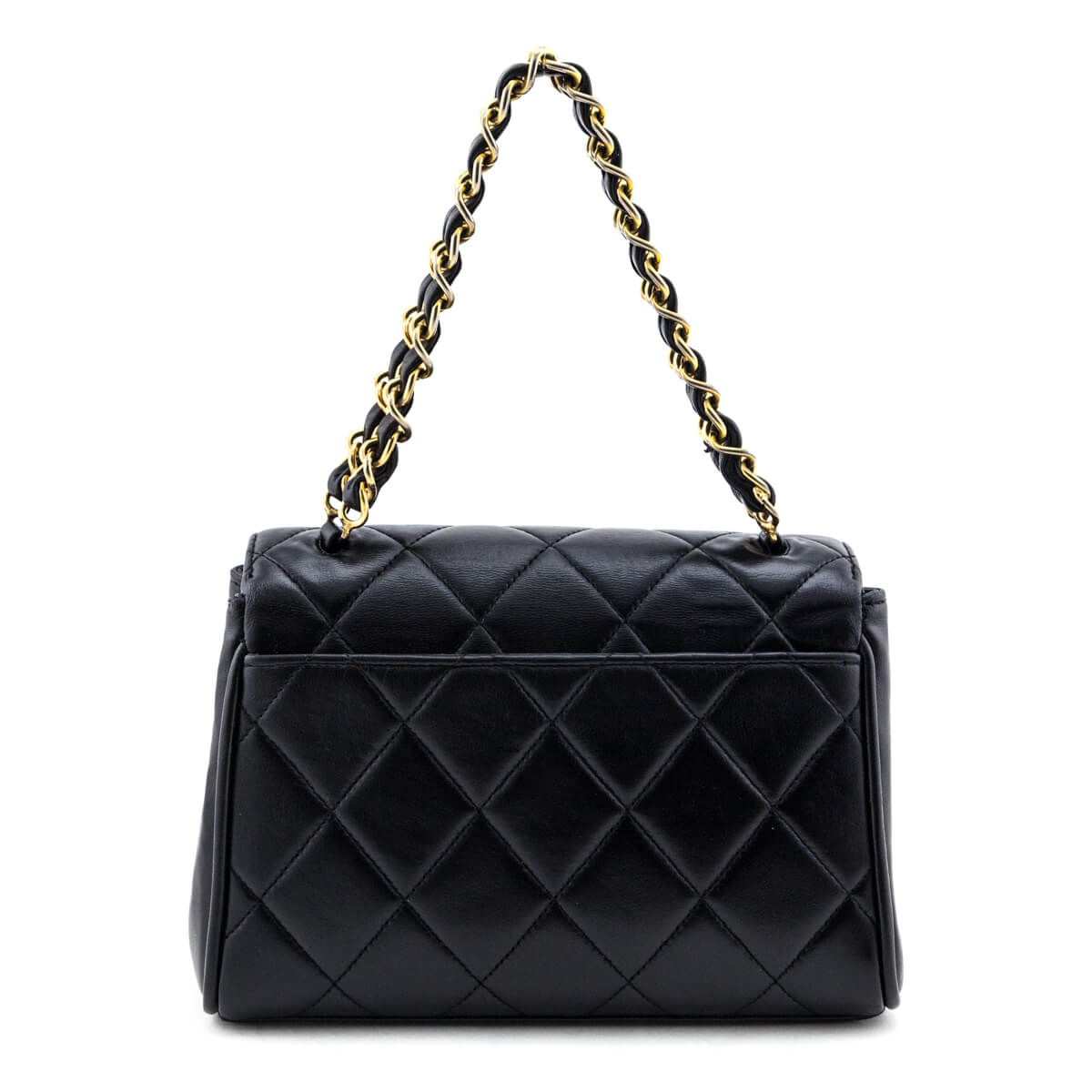 Chanel Black Lambskin Kelly Mini Bag
