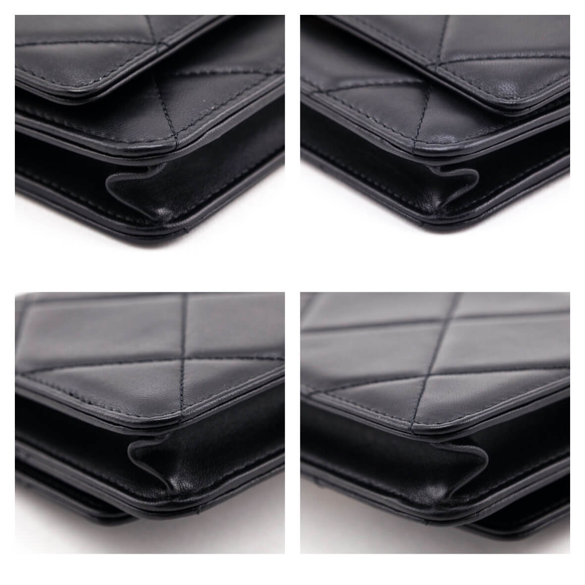 Chanel Black Quilted Lambskin Trendy CC Wallet On Chain