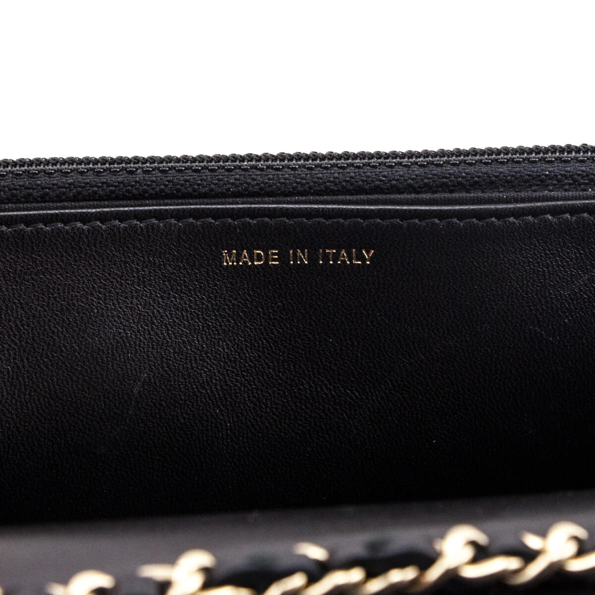 Chanel Black Quilted Lambskin Trendy CC Wallet On Chain