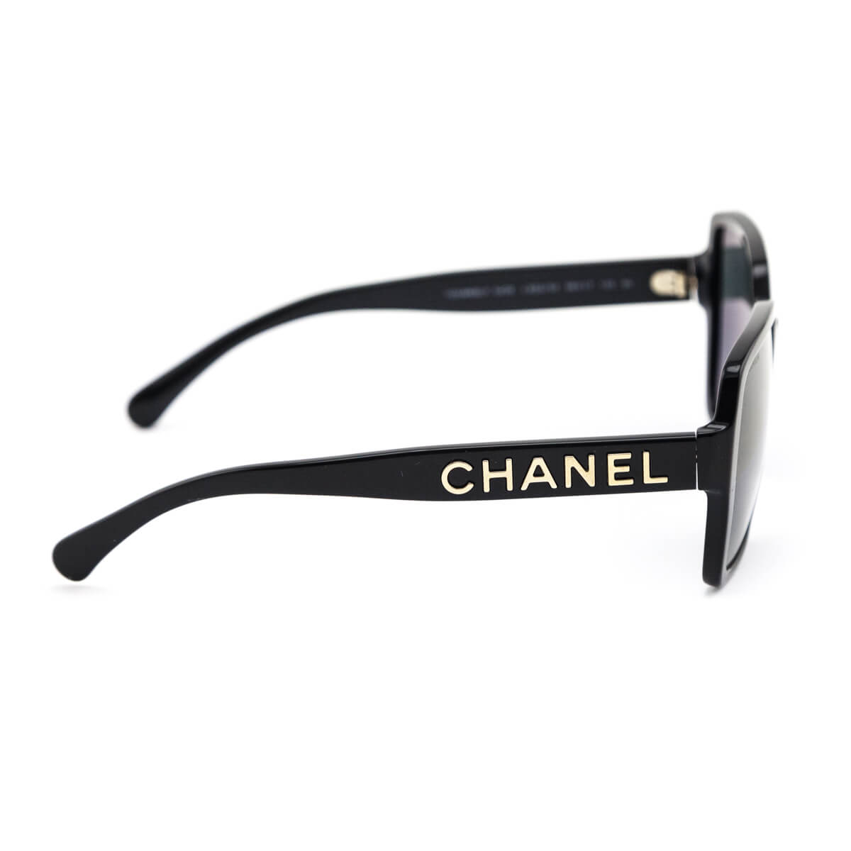 Chanel Black Square Tinted Sunglasses