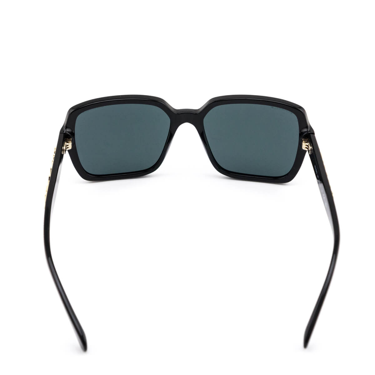 Chanel Black Square Tinted Sunglasses