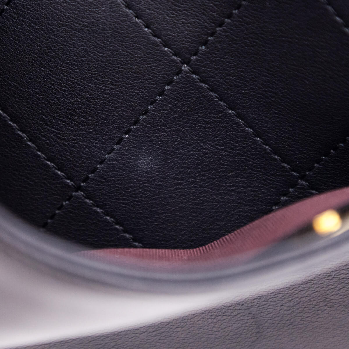 Chanel Black Stitched Calfskin Small Paris in Rome Messenger Bag