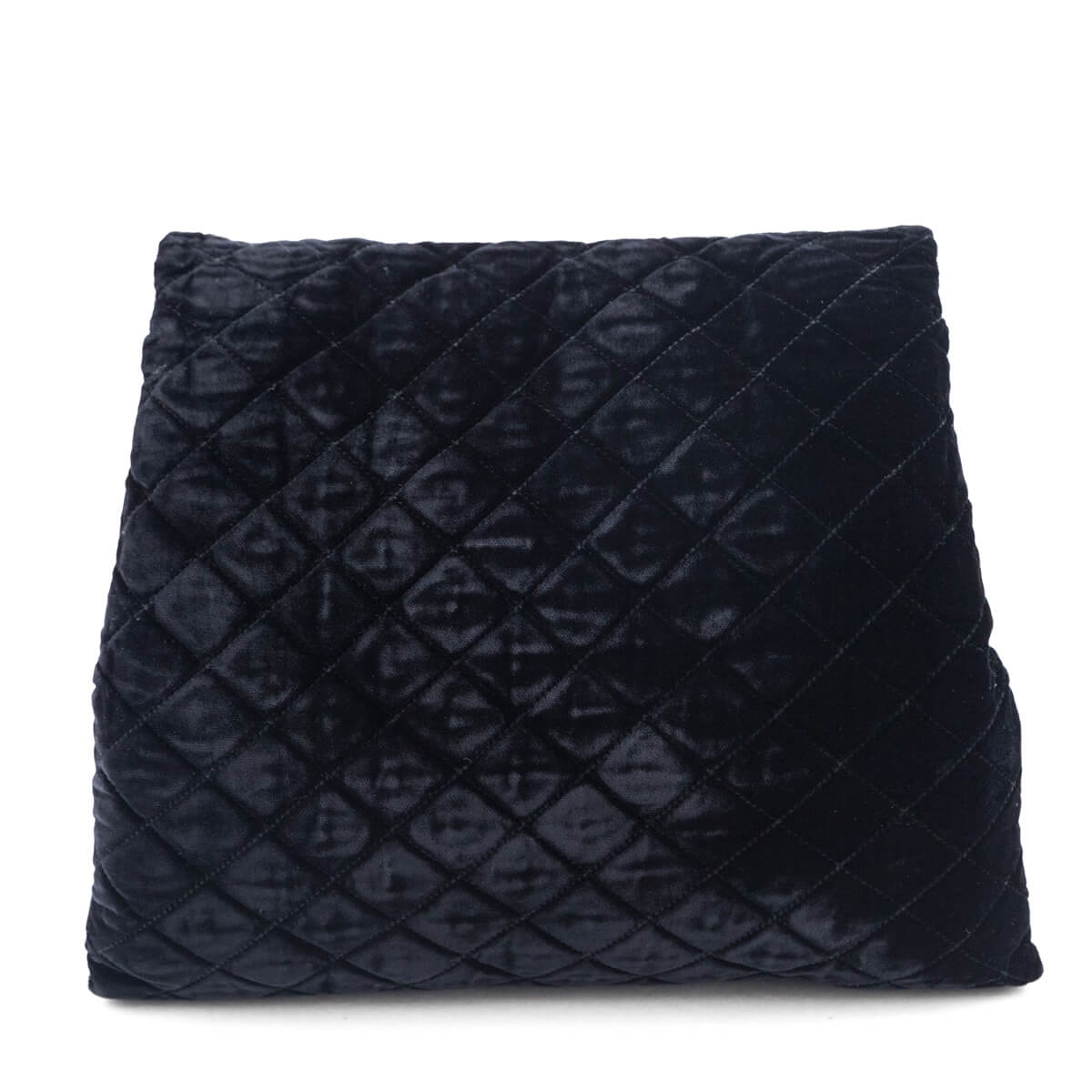 Chanel Black Velvet Hand Warmer Clutch