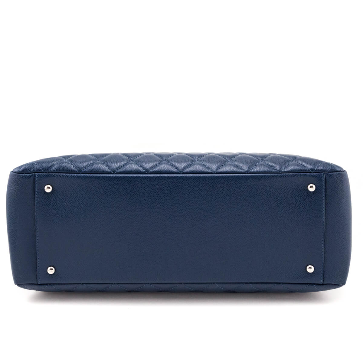 Chanel Blue Caviar Quilted XL Grand Shopping Tote