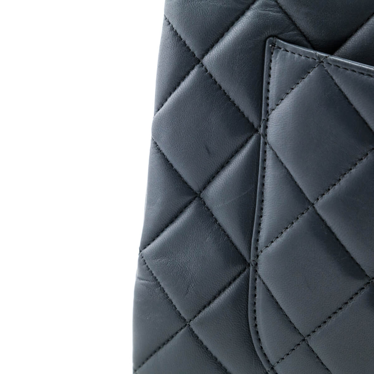 Chanel Blue Quilted Lambskin Large Trendy CC Top Handle GHW