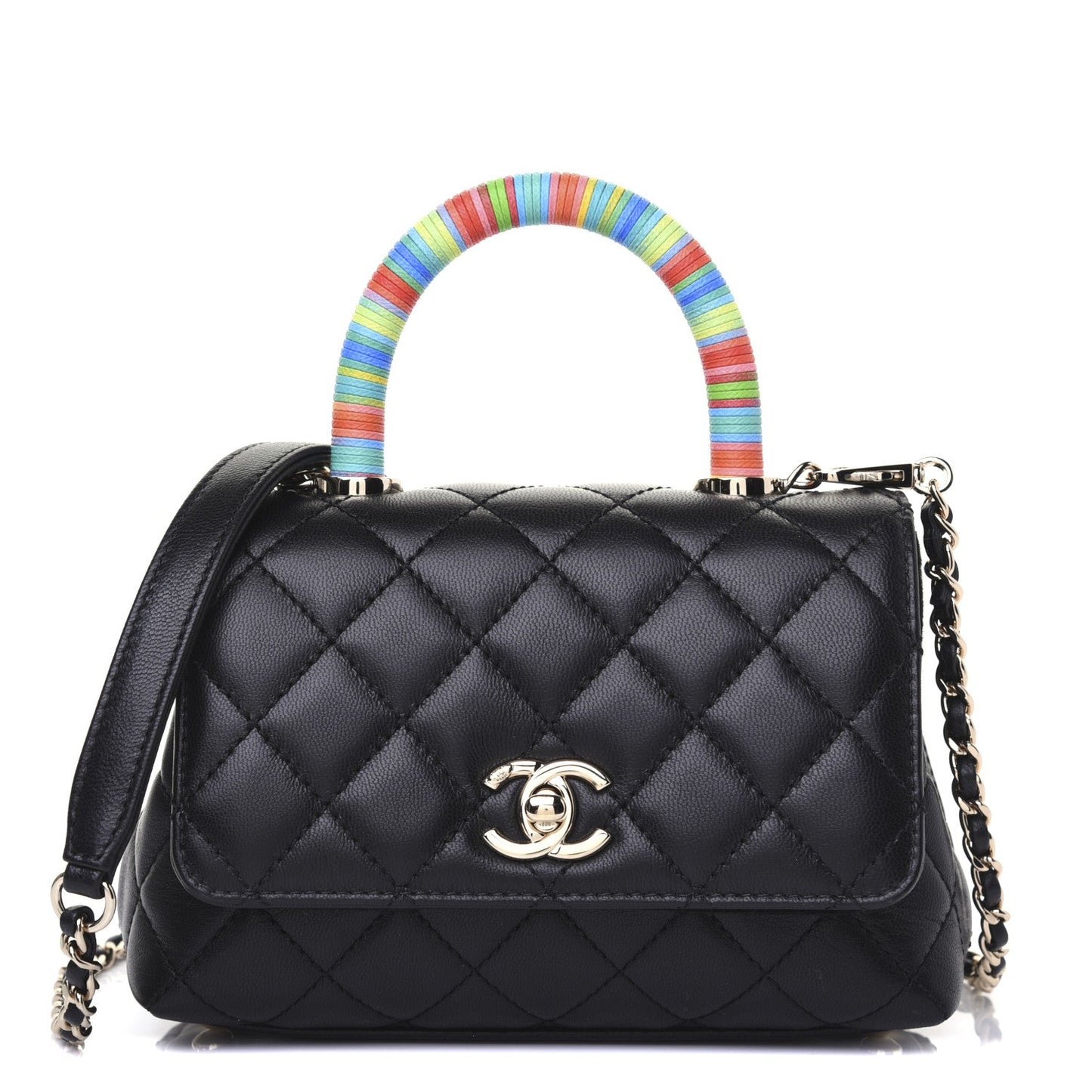 Chanel Extra Mini Rainbow Top Handle Bag