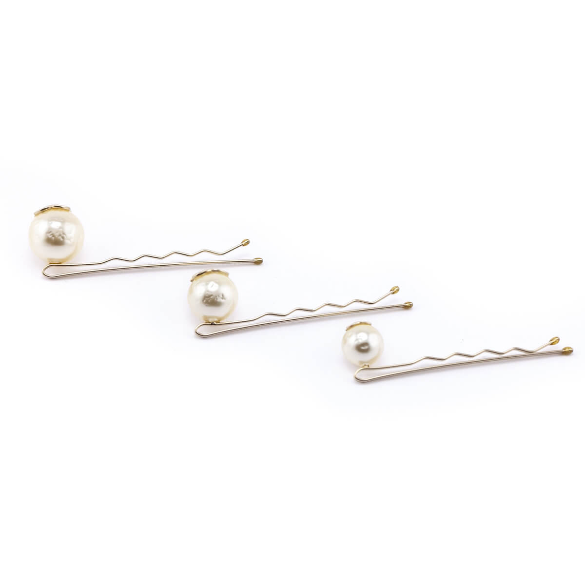 Chanel Faux Pearl CC Hair Pin Set