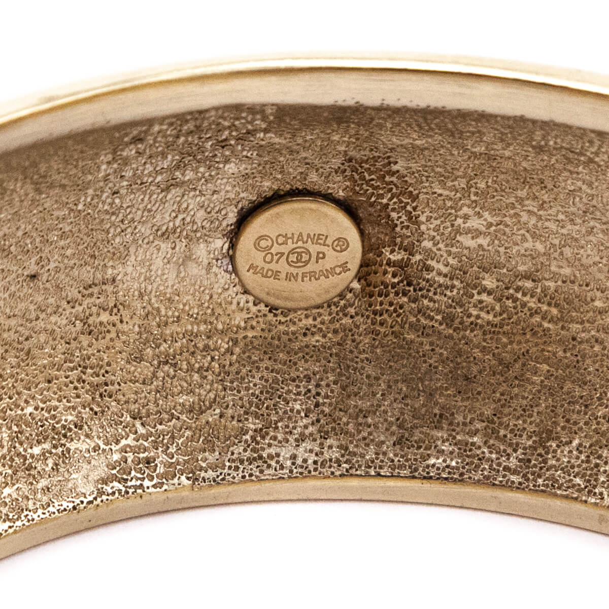 Chanel Gold-Plated L'Elegance C'est La Ligne Bangle