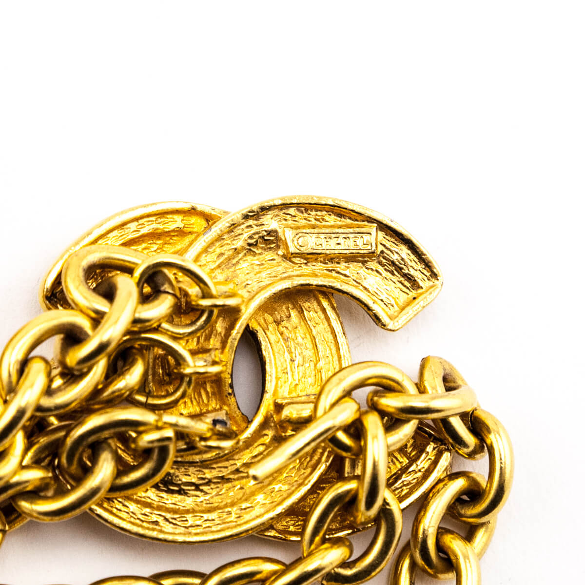 Chanel Gold-Tone Vintage CC Chain Belt
