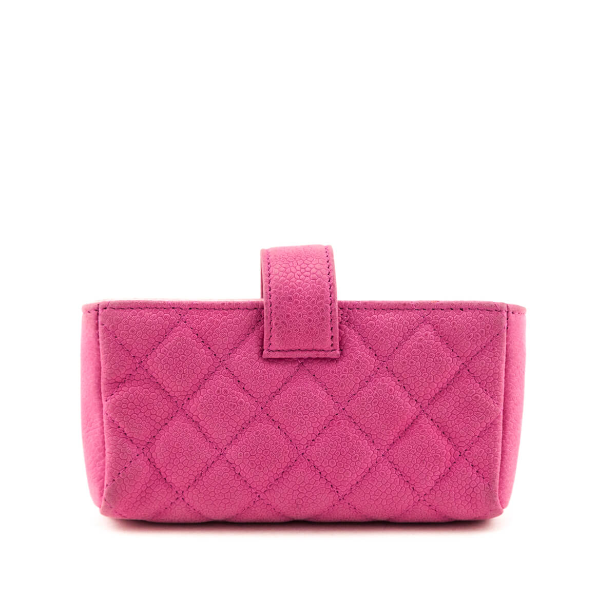 Chanel Pink Caviar O-Phone Card Holder