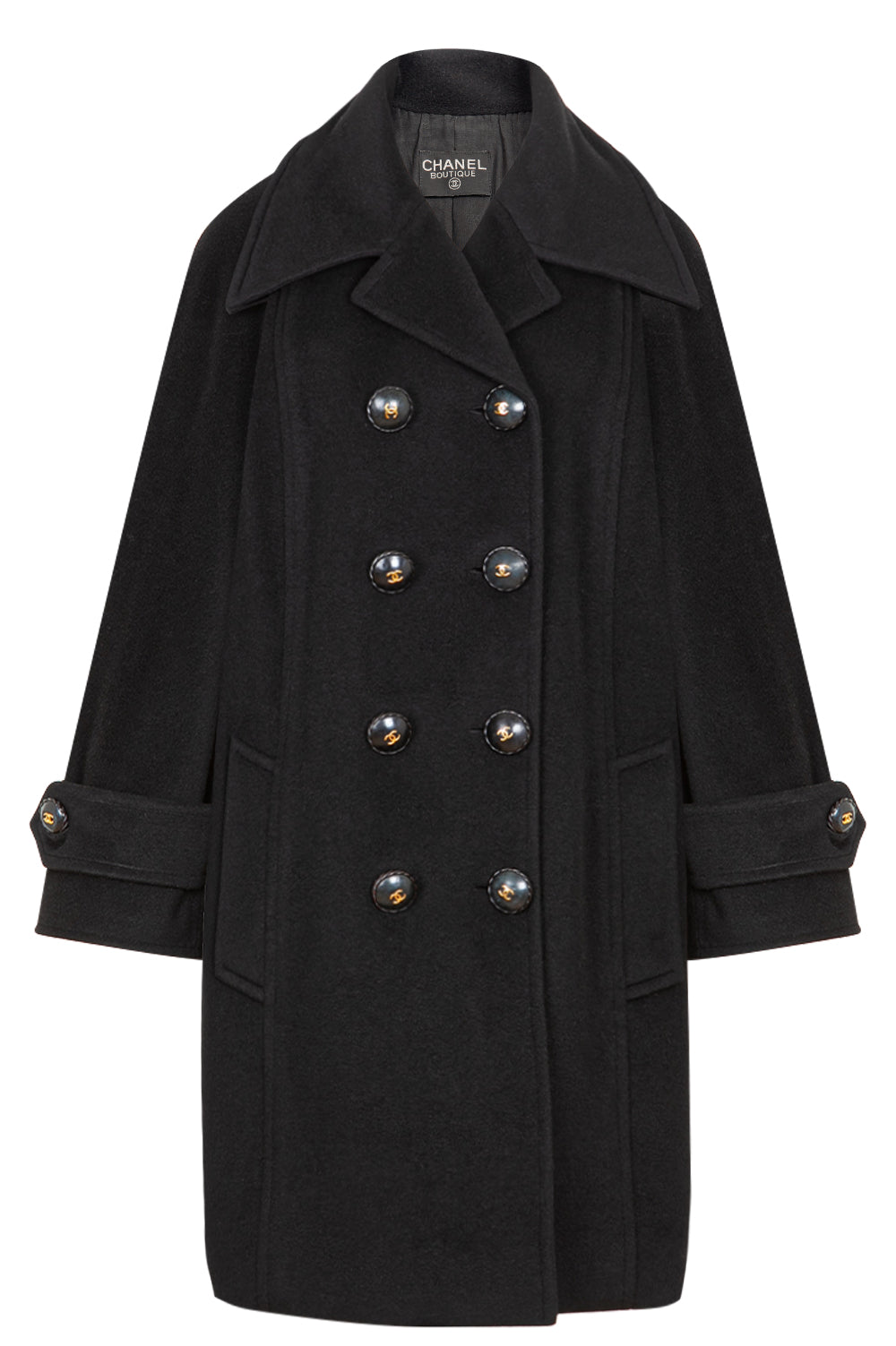 CHANEL Coat Black