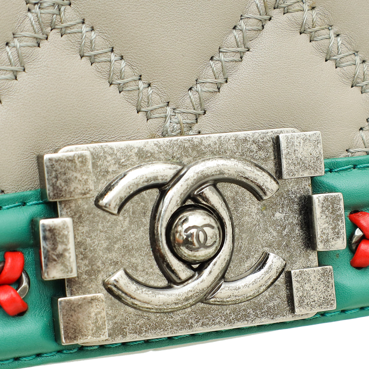Chanel Multicolor Paris-Salzburg Top Handle Medium Boy Bag