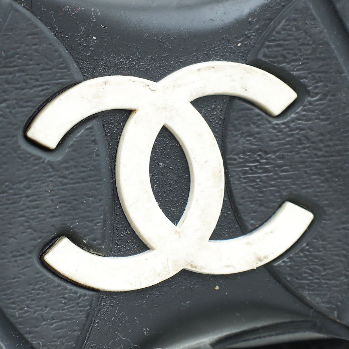 Chanel Black CC Suede Trainer Sneaker 38