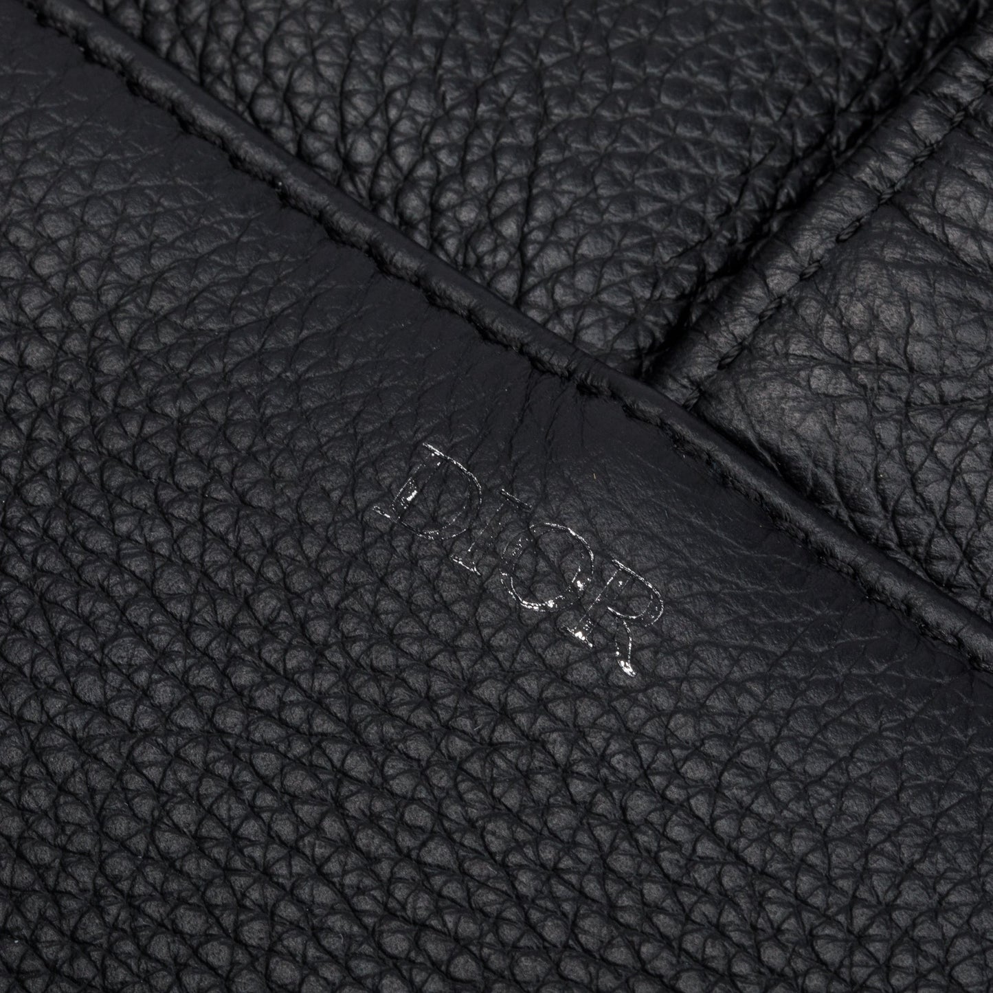 Christian 2020 Dior Black Leather Saddle Bag