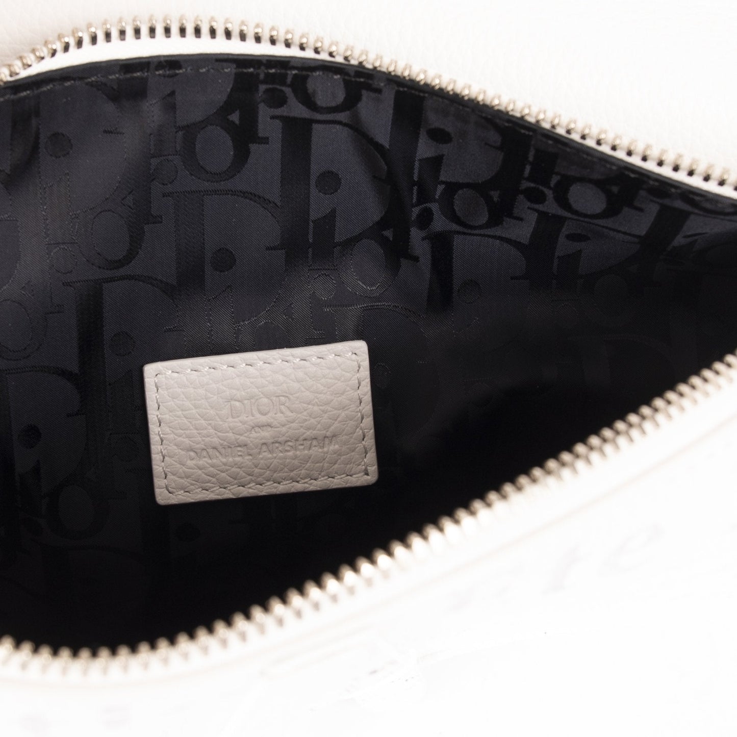 Christian Dior 2020 Newspaper Print Saddle Bag