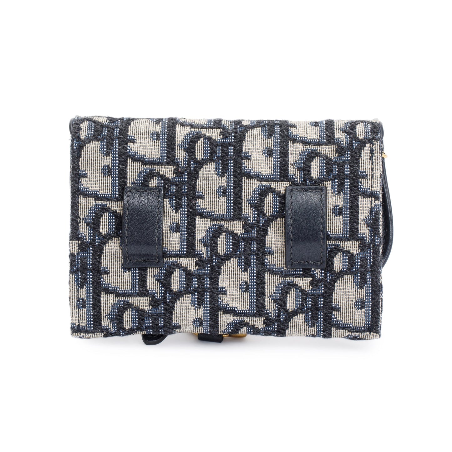 Christian Dior 2020 Oblique Jacquard Nano Saddle Chain Pouch