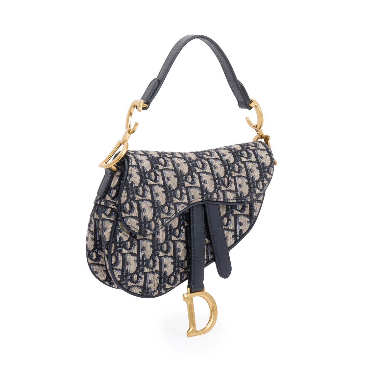 Christian Dior 2020 Oblique Mini Saddle Bag