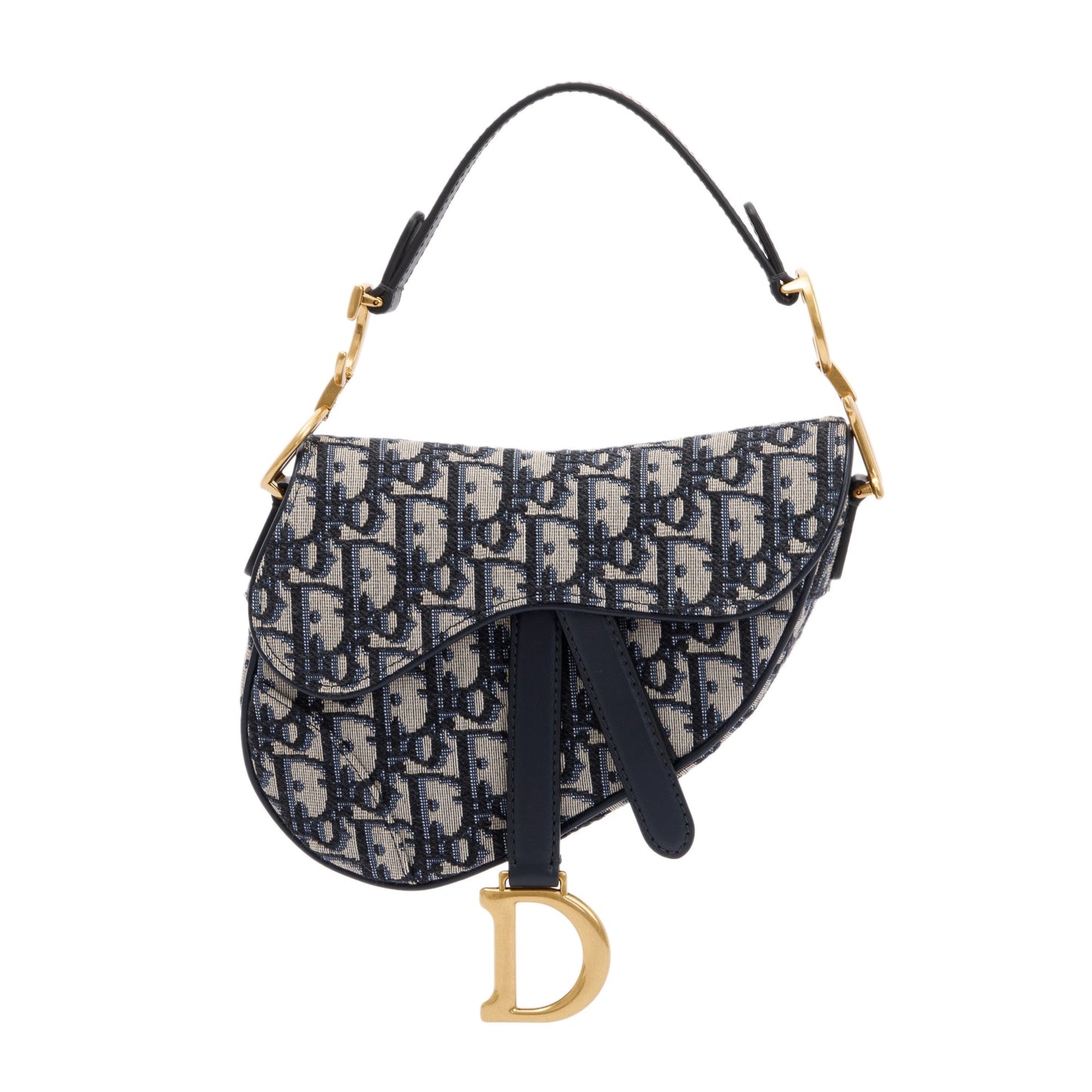 Christian Dior 2020 Oblique Mini Saddle Bag