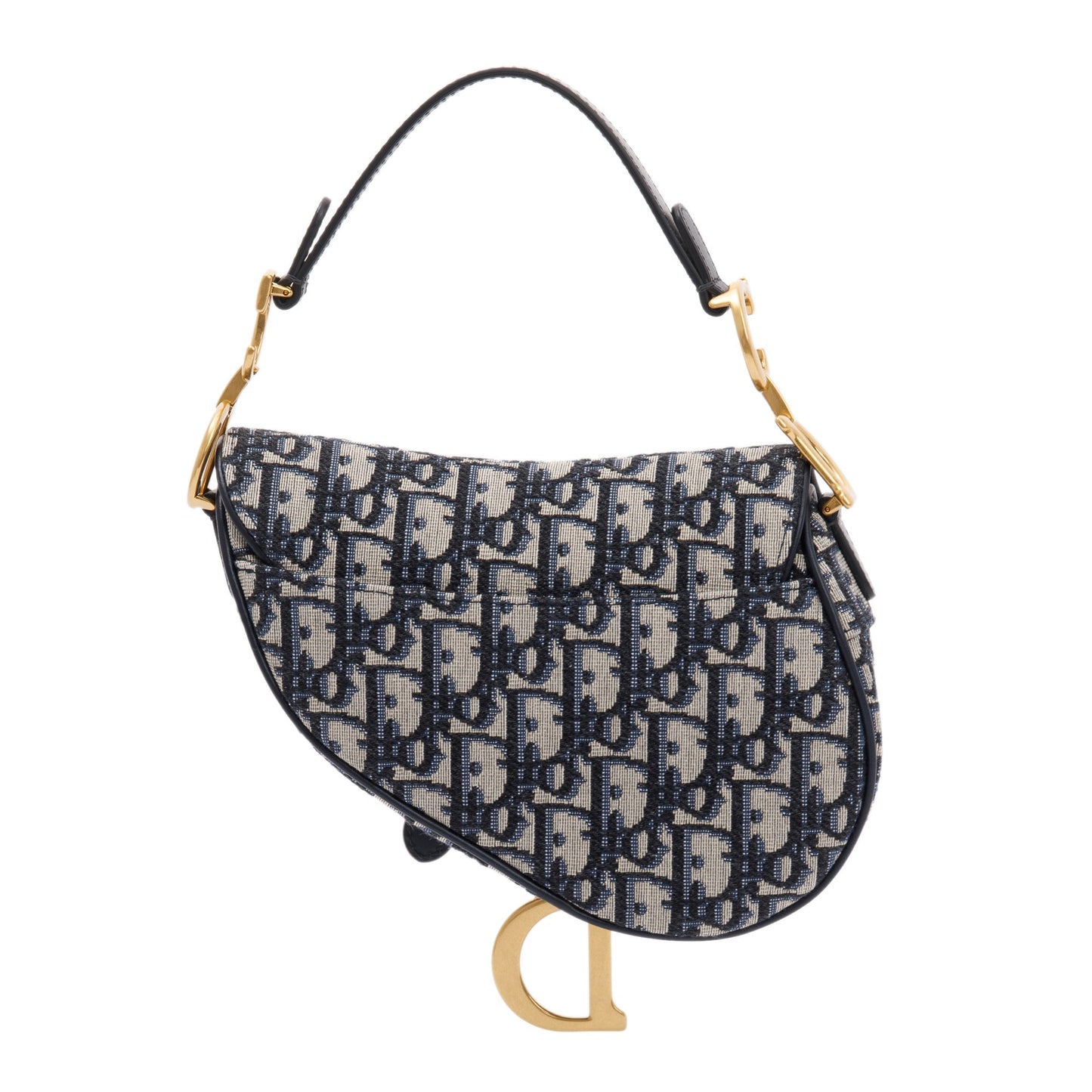 Christian Dior 2020 Oblique Mini Saddle Bag