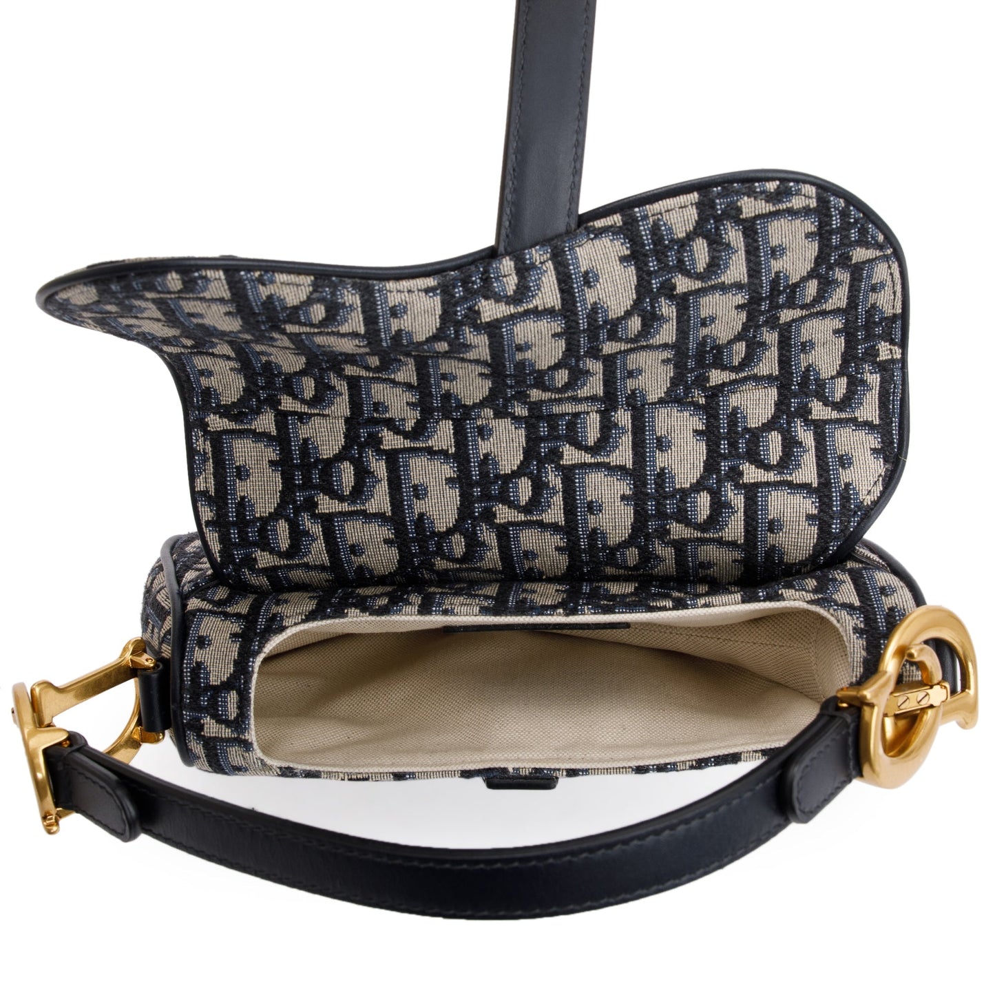 Christian Dior 2020 Oblique Mini Saddle Bag