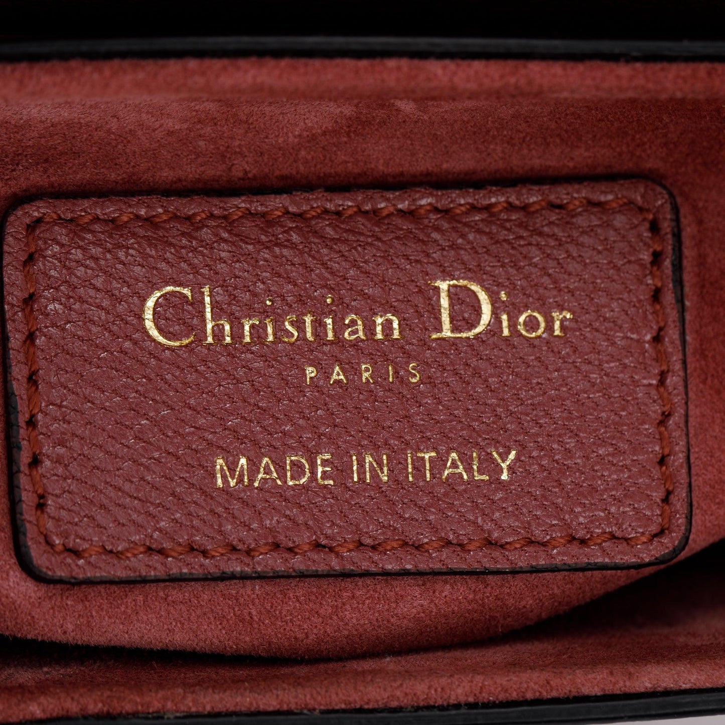 Christian Dior 2020 Pink Calfskin Leather Mini Saddle Bag